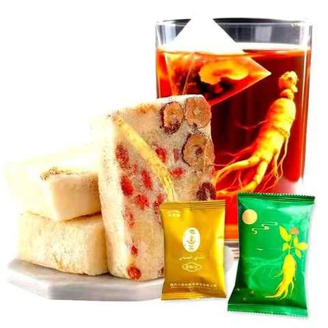 有机人参草药保健茶肾茶人参茶免疫批量礼品盒