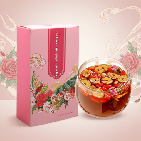 美味玫瑰黑糖姜枣草药养生茶女性用温补滋补高档茶袋装